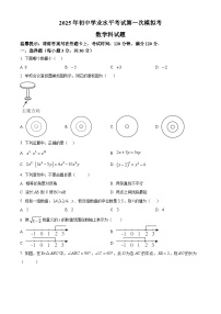 2025年广东省阳市揭东区九年级中考一模数学卷（中考模拟）