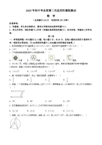 2025年广西钦州市浦北县中考三模数学试题（中考模拟）