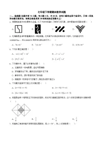 广东省深圳市南山区2025年七年级下学期期末数学试题及答案