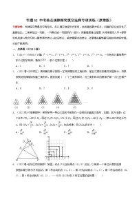 中考数学二轮复习核心考点专题提优拓展训练专题32中考热点规律探究填空选择专项训练(原卷版+解析)
