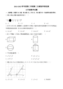 2025年山东省济宁市济宁高新技术产业开发区中考二模数学试题（中考模拟）