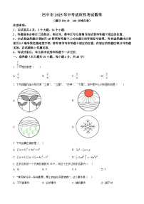 2025年四川省巴中市学业水平考试数学试题（中考模拟）