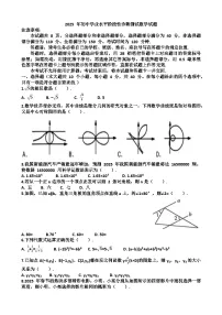 2025年济南莱芜区九年级中考数学三模考试试题（含答案）