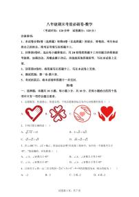 八年级下学期数学期末必刷卷2024-2025学年八年级数学下学期期末考点大串讲（浙教版）含答案