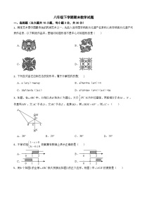 广东省深圳市龙岗区2025年八年级下学期期末数学试题及答案