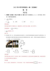 中考最后一卷数学(安徽卷)(全解全析)