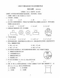 2025年福建省泉州市惠安县中考模拟数学试题（中考模拟）