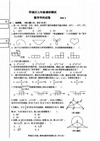 2025年黑龙江省哈尔滨市阿城区二模 数学试题（中考模拟）