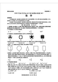 2025年山东省枣庄市滕州市初中学业水平考试模拟试题(四)数学试题（中考模拟）