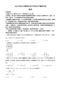 2025年广东省汕头市潮阳区九年级学业水平模拟考试数学试题（中考模拟）