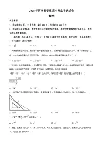 2025年河南省中招模拟考试数学试卷（中考模拟）