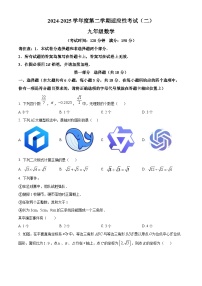 2025年江苏省泰州市中考二模数学试题（中考模拟）