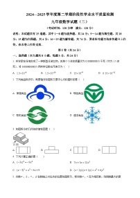 2025年山东省青岛市市南区九年级中考二模数学试题（中考模拟）