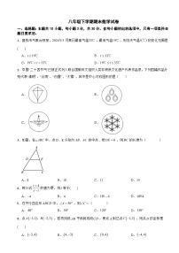 广东省清远市连州市2025年八年级下学期期末数学试卷及答案
