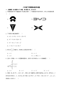 四川省成都市武侯区2025年八年级下学期期末数学试题及答案