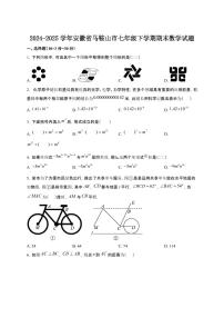 2024_2025学年安徽马鞍山七年级第二学期期末数学试卷