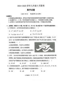 2025山东省中考数学模拟试题含答案