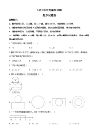 2025年安徽省合肥市蜀山区学校联考中考二模数学试题（中考模拟）