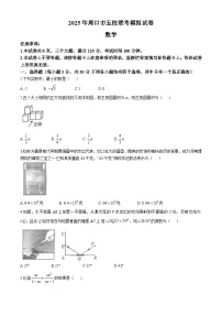 2025年河南省周口市沈丘县五校联考 二模数学试题(中考模拟 )