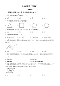 安徽省淮北市五校联考2024-2025学年八年级下学期5月月考 数学试题