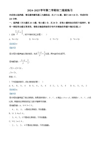 江苏省苏州市立达中学校2024-2025学年下学期八年级 数学5月月考试题（含解析）