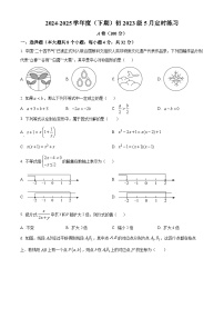 四川省成都市玉林中学2024-2025学年八年级下学期5月月考 数学试题