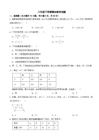 湖南省长沙市2025年八年级下学期期末数学试题及答案