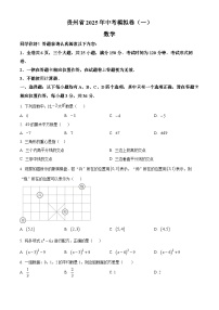 2025年贵州省中考二模数学试题（中考模拟）