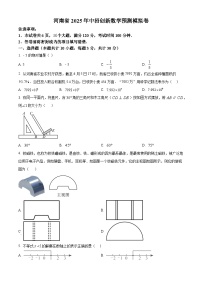 2025年河南省驻马店市驿城区三模数学试题（中考模拟）