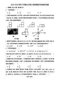 2025年河南省郑州市郑州外国语中学三模数学试卷(中考模拟)
