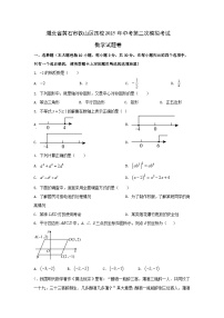 2025年湖北省黄石市铁山区四校中考第二次模拟考试数学试卷