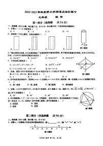 陕西省西安高新唐南中学2024—2025学年九年级下学期数学七模试卷（中考模拟）