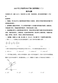 山东省日照市山海天旅游度假区2024-2025年九年级中考三模考试数学试卷（中考模拟）