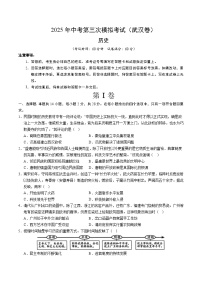 2025年中考数学第三次模拟考试卷：历史（武汉卷）（考试版）