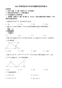 2025年福建省厦门市思明区中考模拟数学试卷（5月）（含答案与解析）