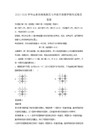 2023-2024学年山东济南高新区七年级下册数学期末试卷及答案