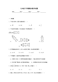 人教版2024七年级下学期期末数学试题及答案2