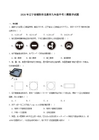 辽宁省朝阳市北票市2024届九年级下学期中考三模数学试卷(含解析)
