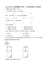 2024-2025学年上海市黄浦区六年级（下）期中数学试卷（五四学制）（含解析）