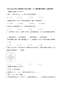 2024-2025学年上海市虹口区六年级（下）期中数学试卷（五四学制）（含解析）