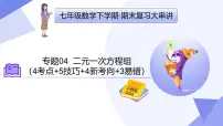专题04 二元一次方程组（考点串讲，4考点+5技巧+4新考向+3易错）-2024-2025学年七年级数学下学期期末复习课件（人教版2024）