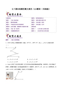 七下期末真题百题大通关（12题型）（压轴版）-2024-2025学年七年级数学下学期备战期末试题（含答案）（人教版2024）