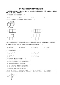 浙江省台州市温岭区2025年初中学业水平模拟考试数学试题（二模）及答案
