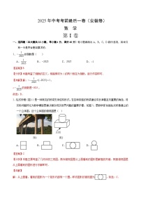 2025年中考考前押题最后一卷：数学（安徽卷）（解析版）