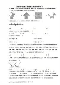 2025年广东省广州市第五中学中考二模数学试题（中考模拟）