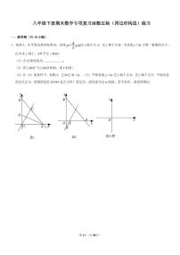 八年级下册期末专项复习数学函数压轴（四边形构造）练习含答案