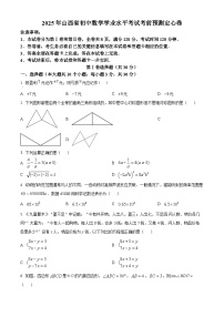 2025年山西省大同市中考预测定心卷数学试题（中考模拟）