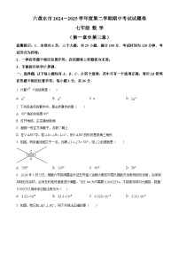 贵州省六盘水市2024-2025学年七年级下学期期中数学试题