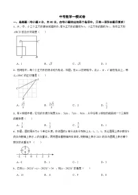 浙江省宁波市镇2025年中考数学一模试卷附答案