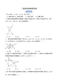 【专项练】三角形内角和的应用-北师大版初中数学七年级下册期末专项（原卷版+解析版）